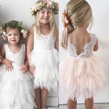 2-8T Summer Lace Girl Tutu Dress