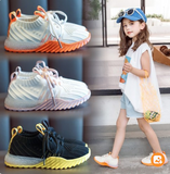 Girl's netted sports shoes