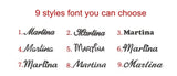 CAVSUAT Bridesmaid Custom Name Bangles For Women - ENSEIGNE DENIS