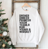 Dasher Dancer Christmas Sweatshirt - ENSEIGNE DENIS