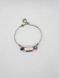 Amethyst Seahorse Stone Bracelet