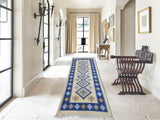 Classical Hand-woven Carpet Rhombus Pattern Double-faced 80x200cm