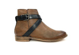 Elena Tan Flat Ankle Boot