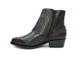 Jully Cherry Western Ankle Boot