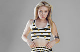 Gold Dots Sports Bra