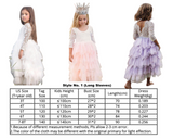 2-8T Summer Lace Girl Tutu Dress