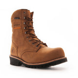 ROCKROOSTER 9 inch GoldBrown Work Boots,Composite Toe,Waterproof AP156