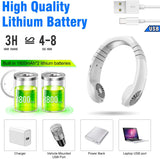 Personal Neck Fans Hands Free Neckband Fan USB Rechargable