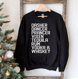 Dasher Dancer Christmas Sweatshirt - ENSEIGNE DENIS