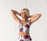Floral Padded Sports Bra