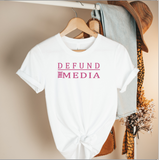 DEFUND THE MEDIA UNISEX T-SHIRTS
