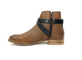 Elena Tan Flat Ankle Boot