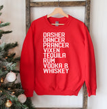 Dasher Dancer Christmas Sweatshirt - ENSEIGNE DENIS