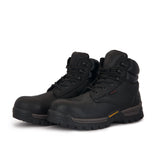 ROCKROOSTER 6inch MetalfreeWork Boots,PunctureResist,AT697PRO Black