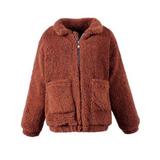 Winter Lambswool Thick Jacket Winter Women