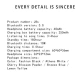 TWS-J8S Wireless Stereo Earphone Bluetooth 5.0 Call Bluetooth