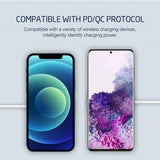 15W Portable Magnetic Wireless Charger For Mobile IPhone12 Pro Max SP