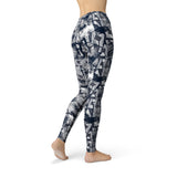 Jean Spiral Squares Leggings - ENSEIGNE DENIS