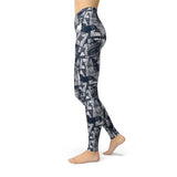 Jean Spiral Squares Leggings - ENSEIGNE DENIS