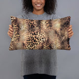 2 sided Animal Print Pillow