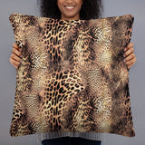 2 sided Animal Print Pillow
