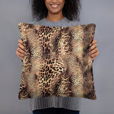 2 sided Animal Print Pillow