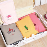 Waterproof Underwear Shoes Storage Bags Travel Vacuum Bags For Clothes Wardrobe Closet Toys Housekeeping Zipper Organizer bag