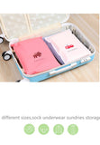 Waterproof Underwear Shoes Storage Bags Travel Vacuum Bags For Clothes Wardrobe Closet Toys Housekeeping Zipper Organizer bag