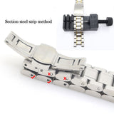 Watch Band Link Adjust Slit Strap Bracelet Chain Pin Remover Adjuster Repair Tool Kit For Men/Women Watch