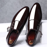 Mazefeng 2019 Men Dress Shoes Men Formal Shoes Leather Luxury Fashion Groom Wedding Shoes Men Oxford Shoes Dress Plus Size 38-48 - ENSEIGNE DENIS