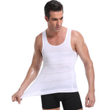 Be-In-Shape Men's Slimming Vest Body Shaper Corrective Posture Belly Control Compression Shirt Loss Weight Underwear Corset