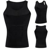 Be-In-Shape Men's Slimming Vest Body Shaper Corrective Posture Belly Control Compression Shirt Loss Weight Underwear Corset