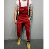 2019 Fashion Men's Ripped Jeans Jumpsuits Hi Street Distressed Denim Bib Overalls For Man Suspender Pants Size S-XXXL - ENSEIGNE DENIS