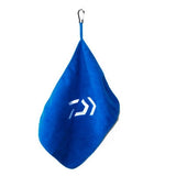 Daiwa Booms Microfiber Bait Towel With Carabiner Clip Thickening Non-stick Absorbent Towel For Hiking Fishing Outdoors Sports