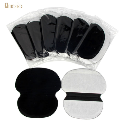 60Pcs Black Armpit Absorbent Increase Size Pads Prevent Sweat Disposable Portable Keep Dry Sticker Deodorants Antiperspirants - ENSEIGNE DENIS