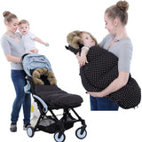 Baby Stroller Sleepsacks Infant wheelchair envelopes Footmuff windshield winter out windproof Fleece Warm Soft Sleeping bag
