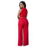 Women v-neck wide leg pants rompers women jumpsuit sexy jumpsuits for women 2018 women's jumpsuits plus size