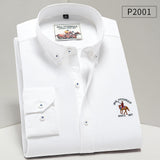 2020 New Arrival Men Shirt Oxford High Quality 100% Cotton Shirt Male Long Sleeve Shirts Casual Dress Fashion Shirts DS369 - ENSEIGNE DENIS