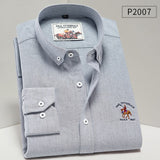 2020 New Arrival Men Shirt Oxford High Quality 100% Cotton Shirt Male Long Sleeve Shirts Casual Dress Fashion Shirts DS369 - ENSEIGNE DENIS