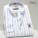 2020 New Arrival Men Shirt Oxford High Quality 100% Cotton Shirt Male Long Sleeve Shirts Casual Dress Fashion Shirts DS369 - ENSEIGNE DENIS