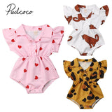 2019 Brand New Toddler Kids Baby Girls Boys Shirt Romper Short Sleeve