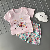baby girls Summer tank outfits 6m 12m 2T 3T Toddler kids baby girls outfits cotton Tee+Shorts Pants clothes Set polka dot - ENSEIGNE DENIS