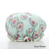 Thick 1Pcs Waterproof Bath Hat Double Layer Shower Hair Cover Women Supplies Shower Cap Bathroom Accessories