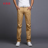 Men pants New Design Casual hombres pantalones Cotton Slim Pant Straight Trousers Fashion Business Pants Men Plus Size 28-38 - ENSEIGNE DENIS