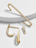 5 Pair/set 2019 Brincos Female Rhinestone Huggie Earrings Set Amazing Price Gold Small Stud Earring for Women Fashion Jewelry - ENSEIGNE DENIS