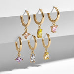 5 Pair/set 2019 Brincos Female Rhinestone Huggie Earrings Set Amazing Price Gold Small Stud Earring for Women Fashion Jewelry - ENSEIGNE DENIS