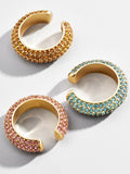 5 Pair/set 2019 Brincos Female Rhinestone Huggie Earrings Set Amazing Price Gold Small Stud Earring for Women Fashion Jewelry - ENSEIGNE DENIS