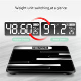 Bathroom Body Floor Scales Bath Scale Body Weighing Digital Body Weight Scale LCD Display Glass Smart Electronic Scales