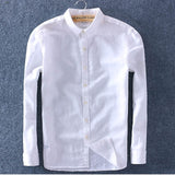 Schinteon Men Spring Summer Cotton Linen Shirt Slim Square Collar Comfortable Undershirt Male Plus Size - ENSEIGNE DENIS