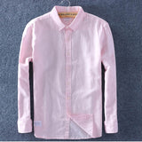 Schinteon Men Spring Summer Cotton Linen Shirt Slim Square Collar Comfortable Undershirt Male Plus Size - ENSEIGNE DENIS